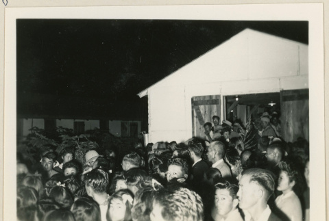 Crowd leaving Canal (ddr-densho-37-897)