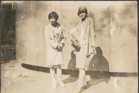 Two stylish women (ddr-densho-316-187)