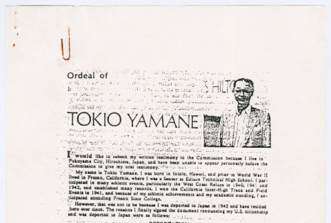 Ordeal of Tokio Yamane (ddr-densho-1007-1825)