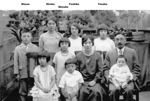 Family portrait of Toshio and Nao Nakata family (ddr-ajah-6-698)