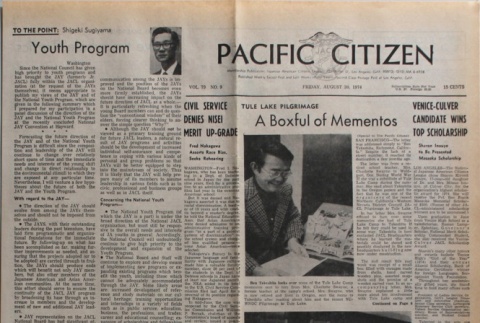 Pacific Citizen, Vol. 79, No. 9 (August 30, 1974) (ddr-pc-46-34)