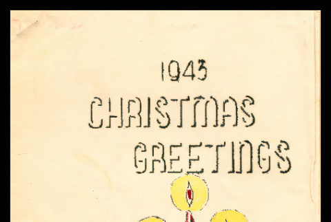 1943 Christmas greetings (ddr-csujad-55-1463)