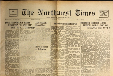 The Northwest Times Vol. 3 No. 47 (June 11, 1949) (ddr-densho-229-214)