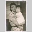 Mitzi Isoshima and baby Elaine Isoshima (ddr-densho-477-161)