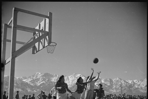Girls' basketball game (ddr-densho-37-817)