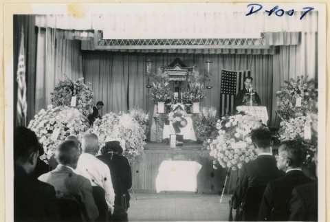Memorial for Sgt. F. Hashimoto (ddr-densho-37-2006)