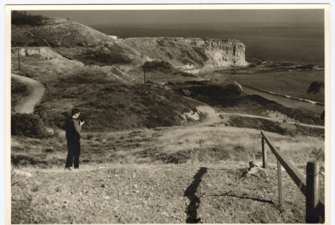 Man beside the coast (ddr-densho-542-840)