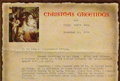 Holiday letter from a Nisei man (ddr-densho-155-3)