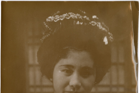Close-up of woman in costume (ddr-densho-426-1961)