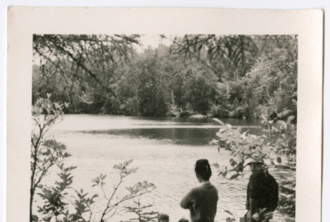 Family on riverbank (ddr-densho-377-1768)