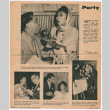 Clipping from Chicago Daily News with photos of cast of The World of Suzie Wong (ddr-densho-367-289)