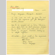 Minoru (Min) Hara notes (ddr-densho-1007-922)