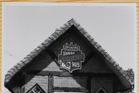 Shiomi family standing outside Birkholm's Danish Smaakage Hus (ddr-densho-522-587)