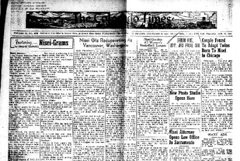 Colorado Times Vol. 31, No. 4296 (April 12, 1945) (ddr-densho-150-9)