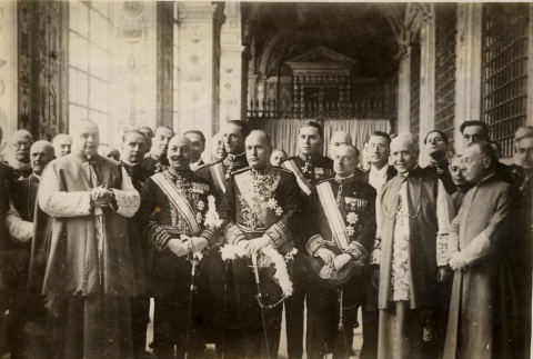 Benito Mussolini at the Vatican (ddr-njpa-1-938)