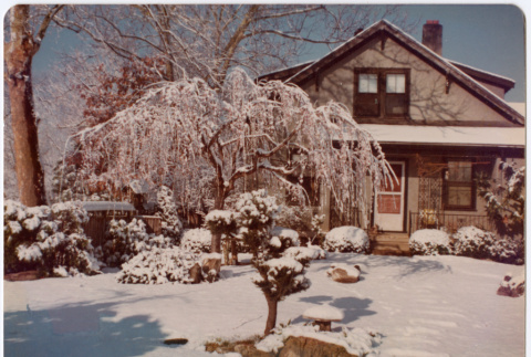 House in the snow (ddr-densho-534-43)