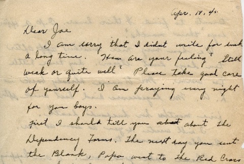 Letter to a Nisei man from his mother (ddr-densho-153-127)