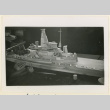 Close up of a battleship model (ddr-densho-37-1352)