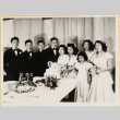 Bride and groom with wedding party (ddr-densho-522-45)