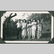 Five young adults outside (ddr-densho-321-964)