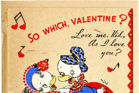 Card from Yoshie Dorothy Naohara to Mitzi Naohara, February 14, 1944 (ddr-csujad-38-409)