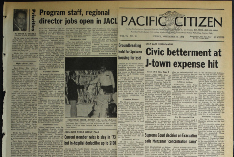 Pacific Citizen, Vol. 75, No. 19 (November 10, 1972) (ddr-pc-44-44)
