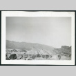 Photograph of Zabriske Point area in Death Valley with rock wall in the foreground (ddr-csujad-47-96)