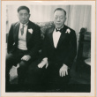 Tomoyuki Nozawa (right) with unidentified man (ddr-densho-410-516)