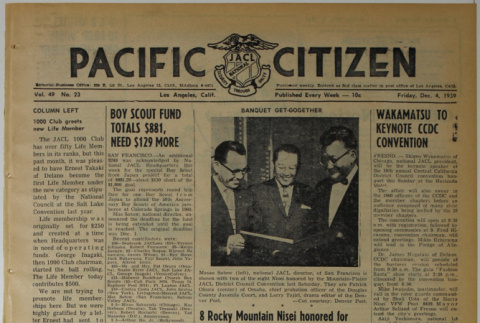 Pacific Citizen, Vol. 49, No. 23 (December 4, 1959) (ddr-pc-31-49)