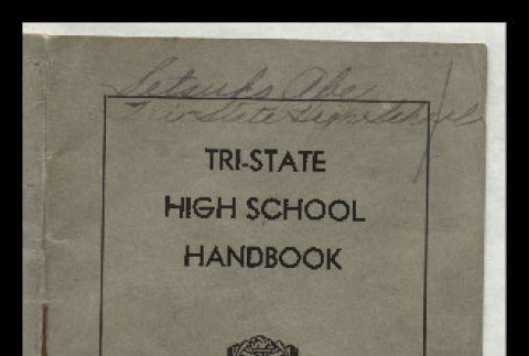 Tri-State High School handbook (ddr-csujad-55-1948)