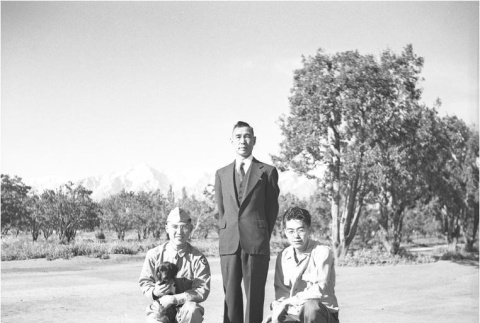 Three Japanese American men (ddr-densho-153-257)