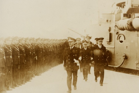 Francisco Franco observing the naval review (ddr-njpa-1-354)