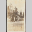 Two couples and a child in a park (ddr-densho-278-115)