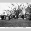 Group standing in garden with dog (ddr-ajah-3-25)