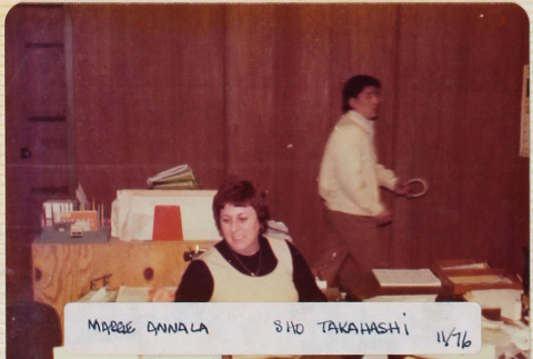Two people in office (ddr-densho-426-1233)