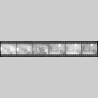 Negative film strip for Farewell to Manzanar scene stills (ddr-densho-317-253)