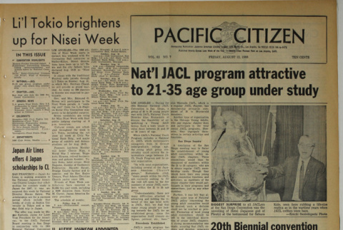 Pacific Citizen, Vol. 63, No. 7 (August 12, 1966) (ddr-pc-38-32)