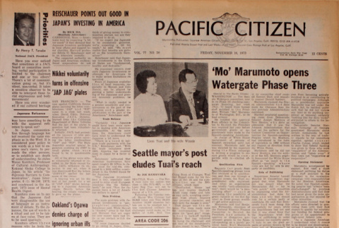 Pacific Citizen, Vol. 77, No. 20, (November 16, 1973) (ddr-pc-45-45)