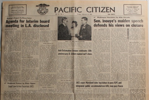 Pacific Citizen, Vol. 56, No. 6 (February 8, 1963) (ddr-pc-35-6)