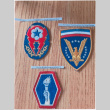 European theater of Operations, European Headquarters of Allied Forces and Go For Broke patches (ddr-densho-539-137)