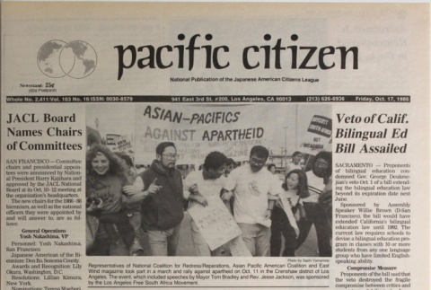 Pacific Citizen, Vol. 103, No. 16 (October 17, 1986) (ddr-pc-58-41)