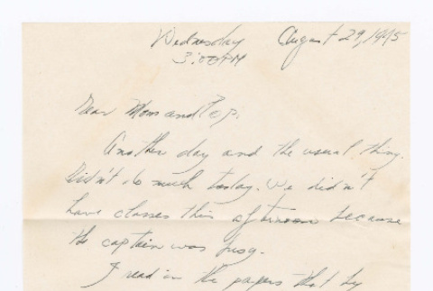 Letter from Tadashi Ishida to Mr. & Mrs. Y Ishida (ddr-densho-535-246)