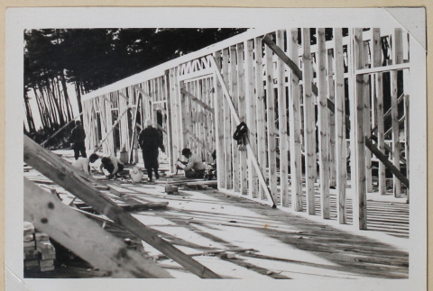 Construction work on interior walls (ddr-densho-433-686)