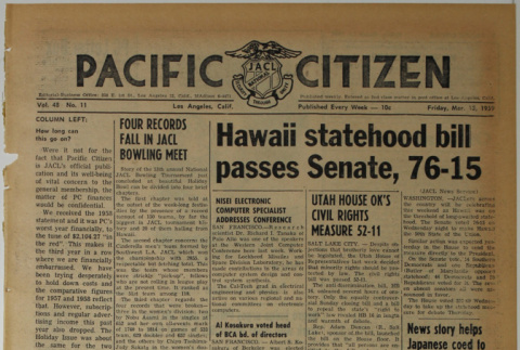Pacific Citizen, Vol. 48, No. 11 (March 13, 1959) (ddr-pc-31-11)