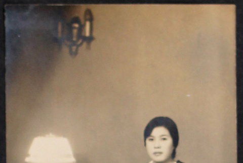 Portrait of Sadako Kase, seated (ddr-densho-493-164)