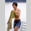 Ken Sasaki after swimming (ddr-densho-336-870)