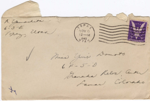 Letter and envelope (ddr-densho-356-1067-mezzanine-9d1e326b7f)