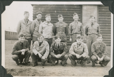 Group of men posing for group photo (ddr-ajah-2-544)