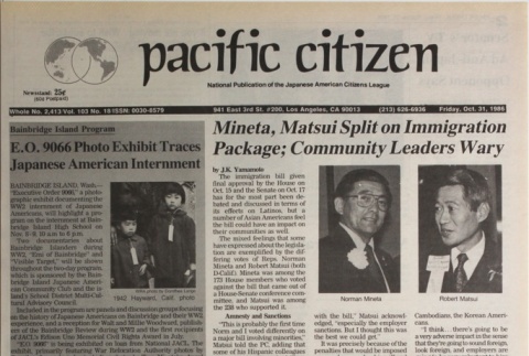 Pacific Citizen, Vol. 103, No. 18 (October 31, 1986) (ddr-pc-58-43)