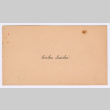 Emiko Saisho's graduation name card (ddr-densho-550-107)